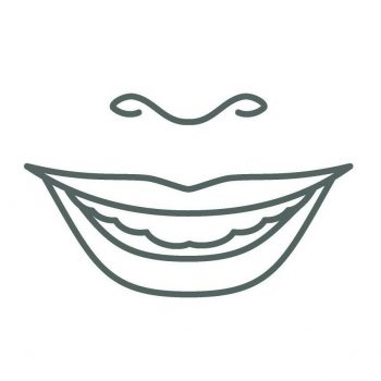 Flat thin line vector conceptual icons of dental clinic services, stomatology, dentistry, orthodontics, oral health care and hygiene, tooth restoration and dental instruments. Linear design elements